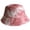 Pink, variant on Audhol Bucket Hat Neutral Printed Double Sided Wearable Bucket Hat Tie Dye Printed Fisherman'S Hat Sun Visor Sun Hats for Women Black M