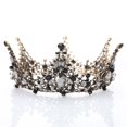 thumbnail image 1 of Tiara de corona vintage para boda, diadema de princesa, estilo barroco, para mujer, para baile de graduación, 1 of 4