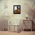 thumbnail image 4 of Fab Funky 15x18 Black Modern Framed Museum Art Print Titled - Horse Top Hat and Monocle, 4 of 5