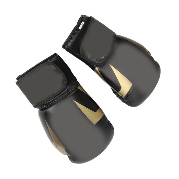 Guantes de Kickboxing Guantes de Entrenamiento de Boxeo de Tela de Malla para Pulgar de Palma de Cuero de PU de Poliuretano Negros con Correa Ajustable para Luchar para Adultos ANGGREK Otros