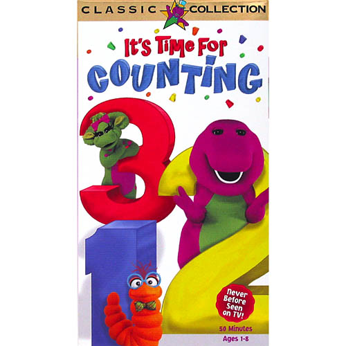 Barney: It's Time for Counting VHS. 