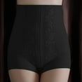 thumbnail image 3 of WMTBSRSW Plus Size Shapewear for Women Floral Print Tummy Control Shaping Underwear Seamless High Waisted Shaper Panties Lace Trim Thongs for Ladies, 3 of 3