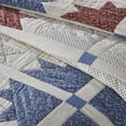 thumbnail image 2 of VHC Brands Celebration Farmhouse Quilt Reversible Patchwork, Queen, Red Blue Creme, 90x90, 2 of 4