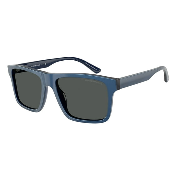 EMPORIO ARMANI EA4232 617587 Iridescent Blue Smoke 57 mm Men's Sunglasses