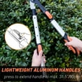 thumbnail image 2 of Colwelt Extendable Hedge Shears, 24.5'' to 31.5'' Adjustable Steel Clippers, 2 of 7