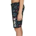 thumbnail image 4 of Hurley Boy's 4 Way Stretch Quick Dry Back Pocket Swim Shorts (Black, 5/6), 4 of 7
