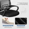 thumbnail image 4 of Silla de escritorio ergonómica DUMOS de respaldo medio con soporte lumbar, 4 of 5