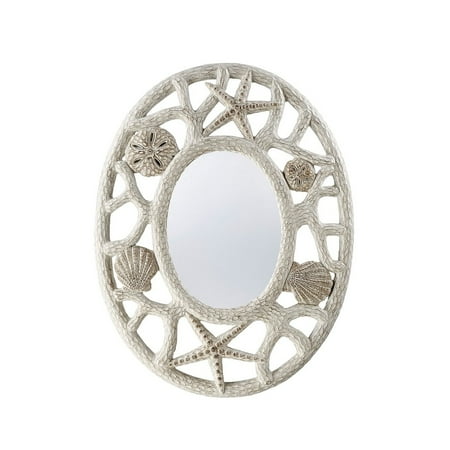 Beach Looking Furniture Madison Avenue Furniture International Seahaven Oval Beach Shell Mirror 24