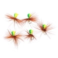 thumbnail image 2 of Cebos de anzuelo de perca, 5 uds., anzuelos de pesca en hielo, señuelos de plantilla de pesca, juego de plantillas de pesca en hielo a medida para la perfección, 2 of 9