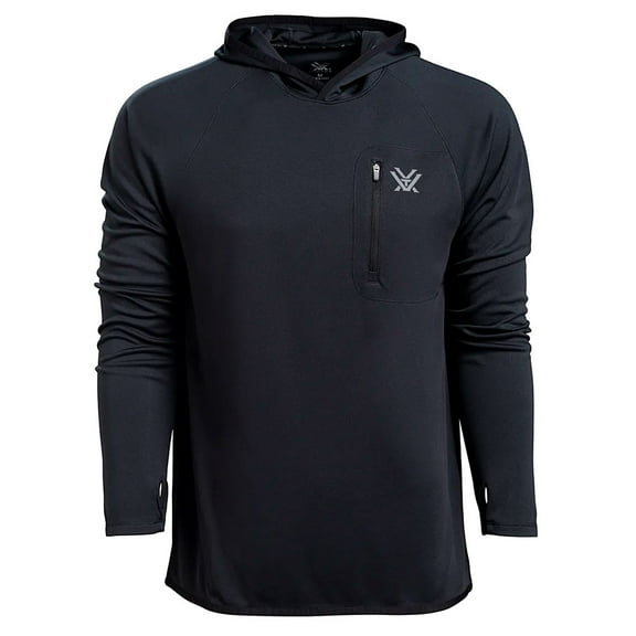 VORTEX Adult Male Weekend Rucker Hoodie, Color: Black, Size: 2XL