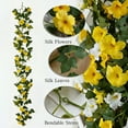 thumbnail image 4 of Artificial Flower Vines with 33 Roses, 70.8 Inch Long Lifelike Fake Ivy Garland for Wall Hanging Decor, Waterproof UV Resistant Home Wedding Party Indoor Outdoor Decoration, 4 of 7