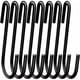 thumbnail image 1 of 12 10cm Heavy Duty S Forma Percha Ganchos Para Cocina, Baño, Dormitorio y Oficina XL, Negro, 1 of 5