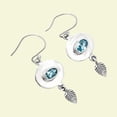 thumbnail image 6 of Sky Blue Topaz 925 Sterling Silver Earrings Jewelry E-1230 AGE1007_A, 6 of 6