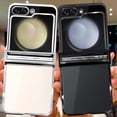 thumbnail image 6 of for Samsung Galaxy Z Flip 5 Case Plating Frame Electroplate Clear Luxury Elegant Case Camera Protector Soft TPU Shockproof Protective 3 PCS Anti-Skid Galaxy Z Flip 5 Case -Black, 6 of 12