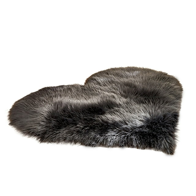 TIELUTT Wool Imitation Sheepskin Rugs Fu R Non Bedroom Shaggy Carpet Mats Lap Blankets and Throws Fuzzy Living Room Rug Large Carpet Nice Blankets Neutral Blanket