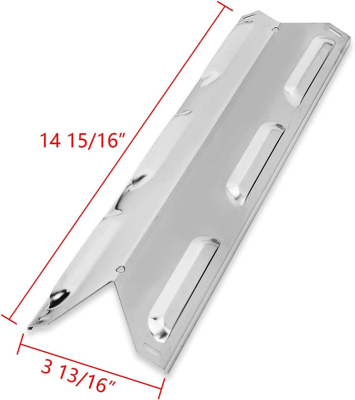 Set of four heat plates for Gas Grill Models from Char-broil, Kenmore, BBQ Pro and other manufacturers - image 2 of 5
