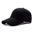 thumbnail image 1 of Gorra Ajustable, Negro, Color Liso, Beisbol, Sombrero, Tennis, Correr, Fitness, Uso Diario Dahirim Store DN1912C, 1 of 5