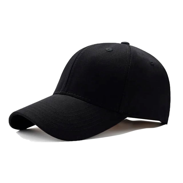 Gorra Ajustable, Negro, Color Liso, Beisbol, Sombrero, Tennis, Correr, Fitness, Uso Diario Dahirim Store DN1912C