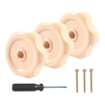 thumbnail image 1 of Colaxi RV Window and Vent Knob Window Latch Knob Maintenance Repair Easy to Install with Screw for Garage RV Window Accessories Coffee 3Pcs, 1 of 8