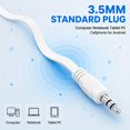 thumbnail image 3 of BlinkLLX 32 Count Multicolor Wired In-Ear Headphones for Kids Classroom, 3 of 6