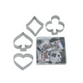 thumbnail image 4 of R&M International Casino Playing Card Suits Cookie Cutters, Spade, Heart, Club, Diamond, 4-Piece Set, 4 of 4