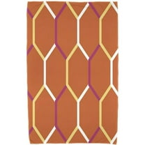 E by Design 30 x 60-inch, Cool Shades, Geometric Print Beach Towel