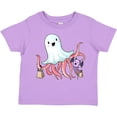 thumbnail image 3 of Inktastic Cute Ghost Octopus Trick or Treating with Bat Boys or Girls Toddler T-Shirt, 3 of 5