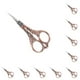 thumbnail image 3 of Speravity Tijeras de costura de moda y duraderas para bordado y costura Tijeras de bordado Fácil de bronce rojo bronce rojo 10piezas, 3 of 6