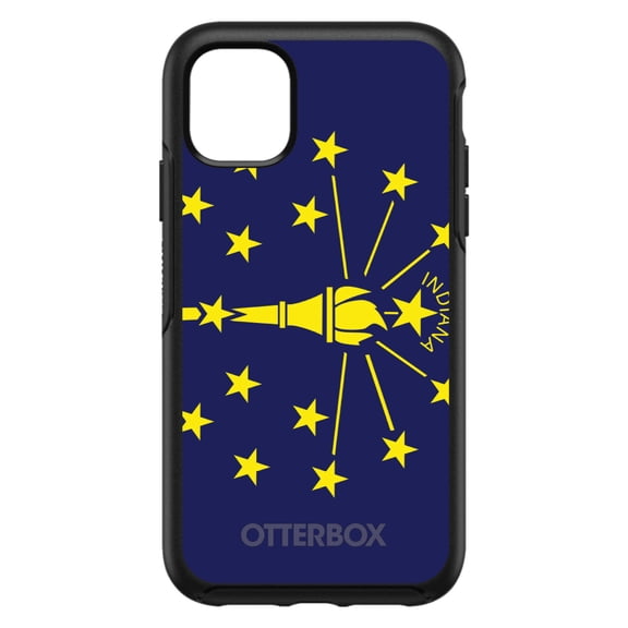 DistinctInk OtterBox Symmetry Custom Case for Apple iPhone 13 Pro Max (6.7" Screen) - US State Flag - Lightweight Grip