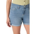 thumbnail image 6 of Levi Strauss Signature Women's and Women's Plus Mid Rise 5" Shorts, Sizes 0-26, 6 of 7