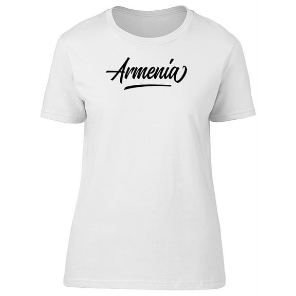 Armenia Lettering T-Shirt Women -Image by Shutterstock, Female XX-Large