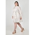 thumbnail image 2 of Vestido con bordado calado Roman Fashion /Tallas Extras, 767 (Beige) beige 40, 2 of 6