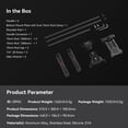 thumbnail image 2 of SMALLRIG Universal Shoulder Rig Kit, Camera Shoulder Rig, 16"/ 40cm Extended 15mm Rod Support System Camera Stabilizer for DSLR Camcorder, for Filmmak, 2 of 8