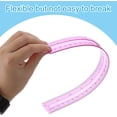 thumbnail image 3 of PLUHKN-12 Inch Transparent Ruler Plastic Rulers, 24pcs Straight Clear Measuring Tools with Inches Centimeters Supplies for Classroom Home Office, 6 Colors, 3 of 3