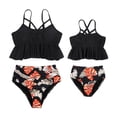 thumbnail image 3 of FLMEI Family Mother Daughter Swimsuits 2PCS Parent-Child Girls Bikini Women Bathing Suit Set for Toddler Kids Mom Two Piece Halter Swimwear, 3 of 9