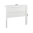 thumbnail image 3 of Pemberly Row 53.5" Coastal Wood Full Headboard in White Finish, 3 of 3