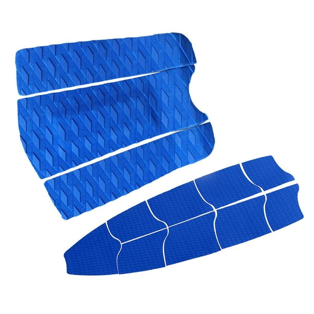 Antideslizante EVA de Surf Almohadillas de Cola de Surfing Surf Deck Grips Accesorios para ejercicio Acuáticos Azul