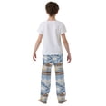 thumbnail image 4 of FORMRS Kids Pajama Pants with Pockets Size 6-8Y Boys Lounge Sleep Bottoms, Winter Mountain, 4 of 8
