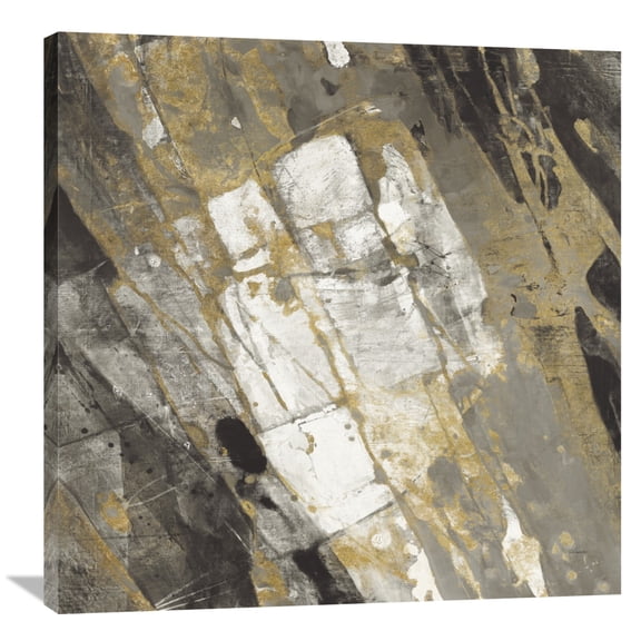 Global Gallery Albena Hristova 'Hot Lava Neutral Flipped' Canvas Wall Art