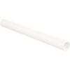 Boxes Fast Mailing Tubes with Caps, 2" x 24", White, (Pack of 50)