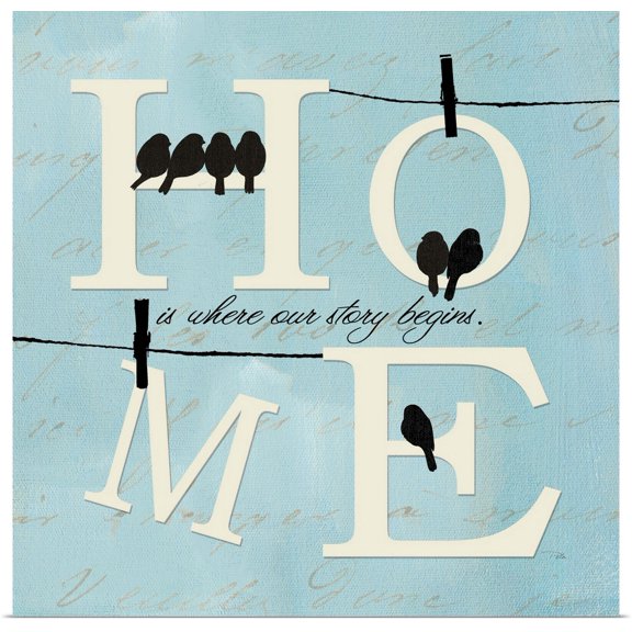 Great BIG Canvas | "Well Said II" Art Print - 16x16