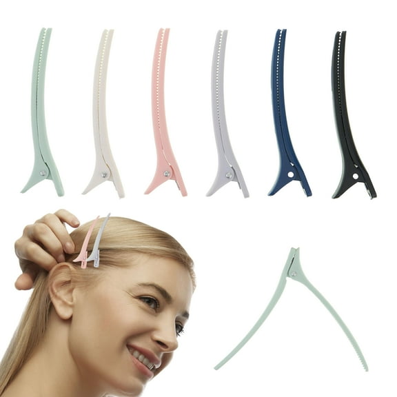 Expressions Hair Clip, Multicolor, 6 ct (6 Pack)