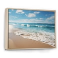 thumbnail image 2 of Designart "Scenic horizon Coastal Serenity VI" Landscapes Floater Framed Canvas Print, 2 of 7