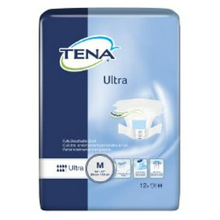 

TENA Ultra Adult Brief Tab Closure Medium Disposable Heavy Absorbency 67252 - Case of 96