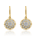 thumbnail image 5 of 14K Solid Yellow Gold Drop Dangle Earrings, 5 of 10