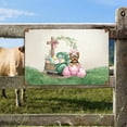 thumbnail image 2 of Easter Egg Yorkshire Terrier Bunny Ear Welcome Spring Truck Horizontal Metal Aluminum Sign Yorkie Dog Lover Gifts Wall Art Home Decor - 12002, 2 of 5