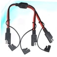 thumbnail image 3 of OUNONA 1 Ensemble SAE Câble de Connexion Rapide PVC Noir pour Utilisation dans la Batterie Automobile, 3 of 8