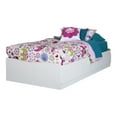 thumbnail image 3 of South Shore Logik Mates 3-Drawer Storage Bed, Twin, White, 3 of 15