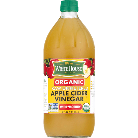 White House Organic Apple Cider Vinegar, Raw & Unfiltered, 32 Fl (Best Uses For Braggs Apple Cider Vinegar)