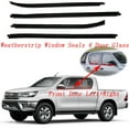 thumbnail image 6 of SAYFUT 4-Pack Car Outside Window Moulding Weatherstrip Seal Belt Auto Window Rubber Moulding Trim Weatherstrip For TOYOTA HILUX 2005-15, 6 of 6